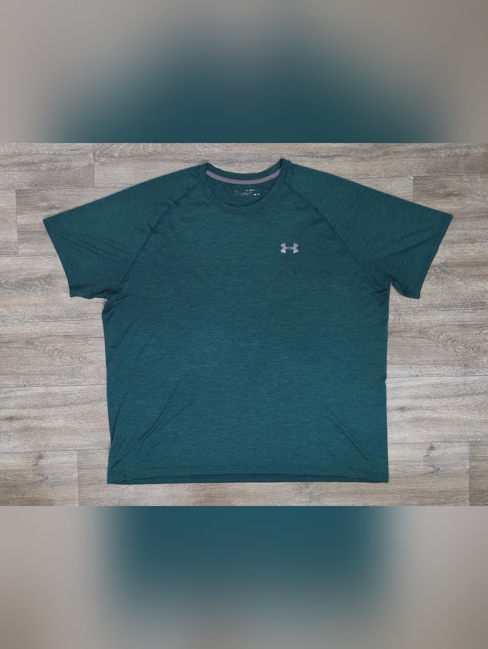 Under Armour Men's Green Short-Sleeve Performance Top-Size XXL